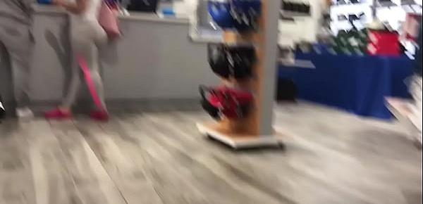  Thick Latina Shopping for Shoes With Phat Booty